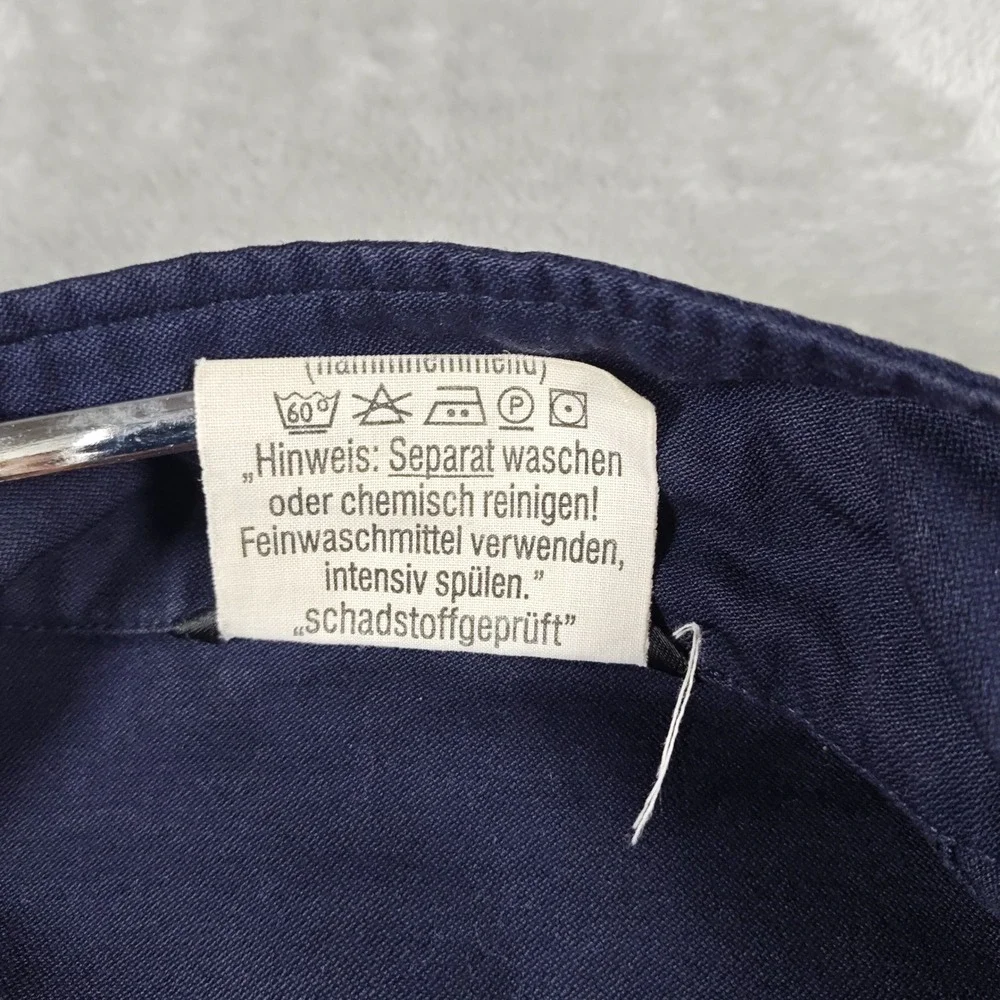 Vintage Wahler Jacket Mens 8 Blue German Military Field Full Zip 2003 Utility